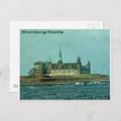 Carte Postale Château de Kronborgs Château de Hamlets au Danemar (Devant / Derrière)