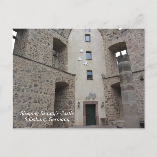 Carte Postale Château de la Beauté de Dormir (Devant)