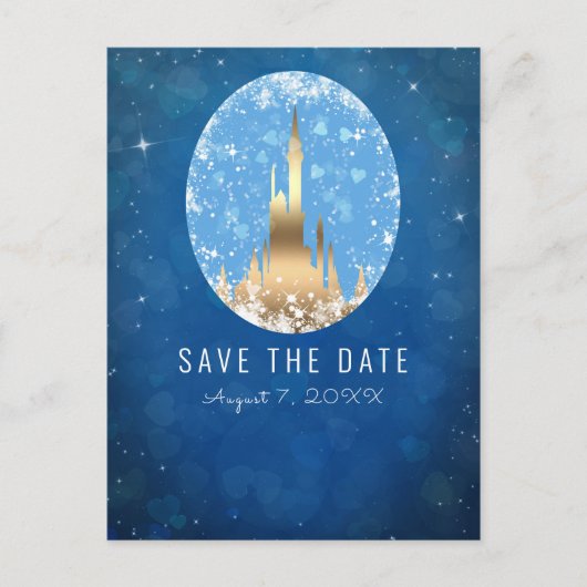 Carte Postale Château de la Fée Conte de Fées Princesse Pailleté (Devant)