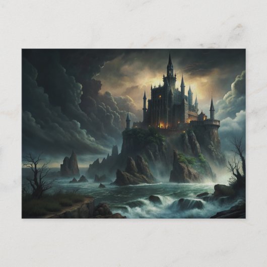 Carte Postale Château de la Lune gothique (Devant)