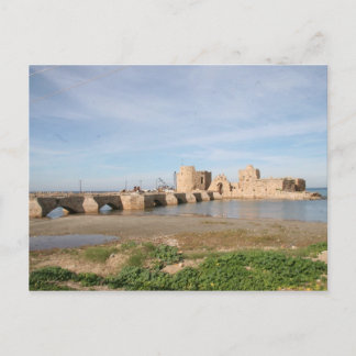 Carte Postale Château de la mer de Saida
