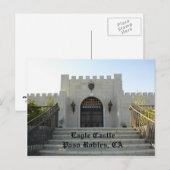 Carte postale : Château de l'Aigle, Paso Robles, C (Devant / Derrière)