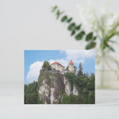 Carte Postale Château de Lake Bled, Bled, Slovénie (Debout devant)