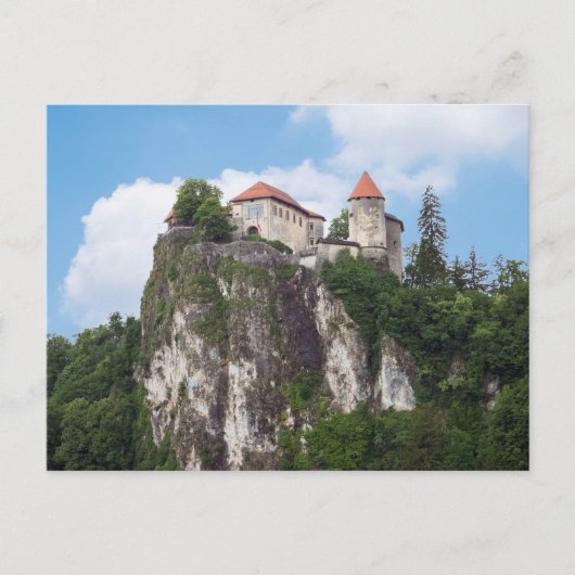 Carte Postale Château de Lake Bled, Bled, Slovénie (Devant)