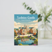 Carte Postale Château de Lednice République tchèque (Debout devant)
