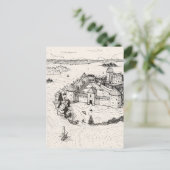 Carte Postale Château de l'île de Trakai Lituanie Architecture g (Debout devant)