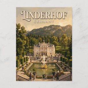 Carte Postale Château de Linderhof Allemagne