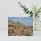 Carte Postale Château de Lindisfarne Île Sainte Angleterre (Debout devant)