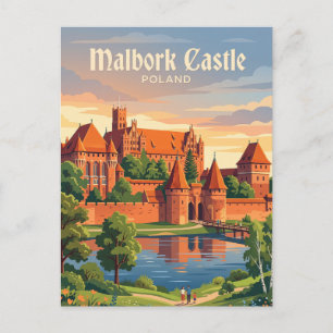 Carte Postale Château de Malbork Pologne