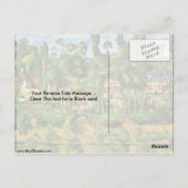 Carte Postale Château De Medan Par Paul Cezanne (Dos)