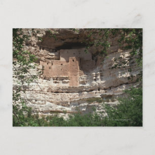 Carte Postale 'Château de Montezuma Pueblo Village ruines indien