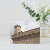 Carte Postale Château de Montjuic, Barcelone (Debout devant)