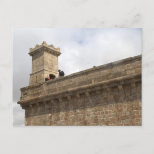 Carte Postale Château de Montjuic, Barcelone