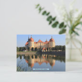 Carte Postale Château de Moritzburg, Allemagne (Debout devant)