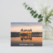 Carte Postale Château de Moritzburg Allemagne Coucher de soleil  (Debout devant)