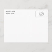 Carte Postale Château de Morro, La Havane, Cuba, Vagues de crash (Dos)