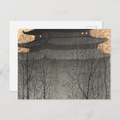 Carte Postale Château de Nagoya par Hiroaki Takahashi (Devant / Derrière)