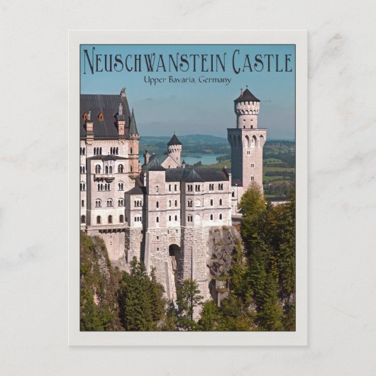 Carte Postale Château de Neuschwanstein (Devant)