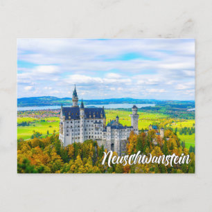 Carte Postale Château de Neuschwanstein, Allemagne