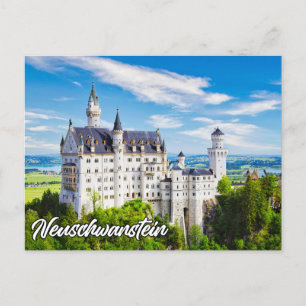 Carte Postale Château de Neuschwanstein, Allemagne