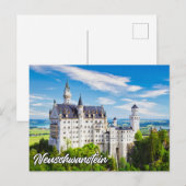 Carte Postale Château de Neuschwanstein, Allemagne (Devant / Derrière)