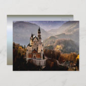 Carte Postale Château de Neuschwanstein Allemagne (Devant / Derrière)