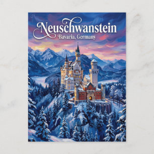 Carte Postale Château de Neuschwanstein Allemagne