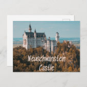 Carte Postale Château de Neuschwanstein Allemagne (Devant / Derrière)