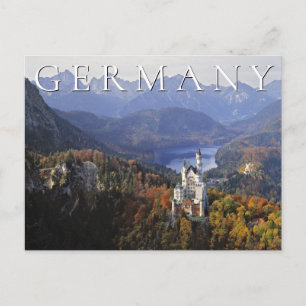 Carte Postale Château de Neuschwanstein Allemagne Bavière Merc