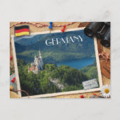 Carte Postale Château de Neuschwanstein – l'évasion de conte de  (Devant)