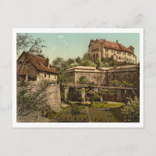 Carte Postale Château de Nuremberg, Bavière, Allemagne