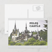Carte Postale Château de Peles (Devant / Derrière)