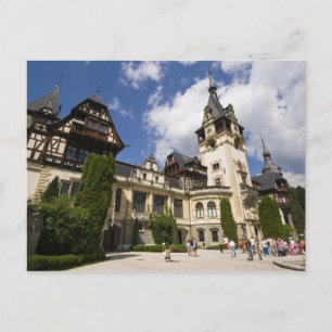 Carte Postale Château de Peles du XVIIIe siècle, Sinaia, Roumani