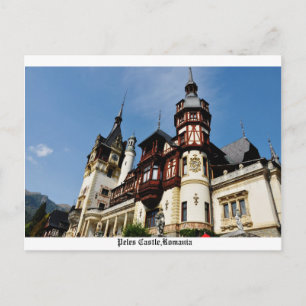 Carte Postale Château de Peles, Transylvanie, Roumanie