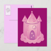 Carte Postale Château de Pink Fairytale (Devant / Derrière)