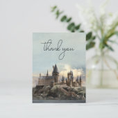 Carte Postale Château de Poudlard Harry Potter Mariage Remerciem (Debout devant)