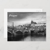 Carte Postale Château de Prague (Devant / Derrière)