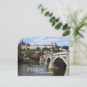 Carte Postale Château de Prague, République tchèque (Debout devant)
