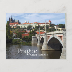 Carte Postale Château de Prague, République tchèque