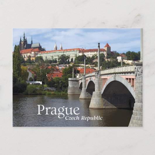 Carte Postale Château de Prague, République tchèque (Devant)