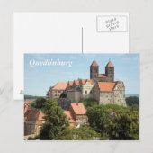 Carte Postale Château de Quedlinburg (Devant / Derrière)