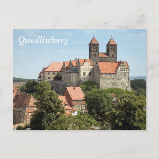 Carte Postale Château de Quedlinburg (Devant)
