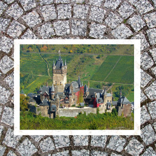 Carte Postale Château de Reichsburg Cochem, Allemagne