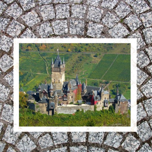 Carte Postale Château de Reichsburg Cochem, Allemagne