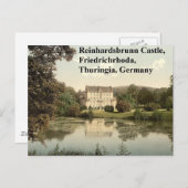 Carte Postale Château de Reinhardsbrunn, Friedrichrhoda, Thuring (Devant / Derrière)