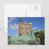 Carte Postale Château de Rosenborg, Copenhague, Danemark (Devant / Derrière)