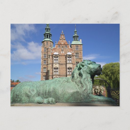 Carte Postale Château de Rosenborg, Copenhague, Danemark (Devant)