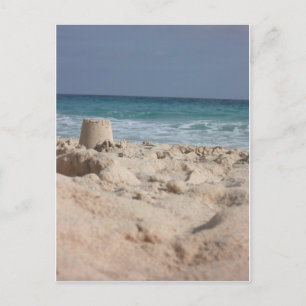 Carte Postale château de sable