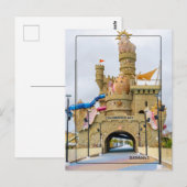 Carte Postale Château de sable géant – Celebration Key, Grand Ba (Devant / Derrière)