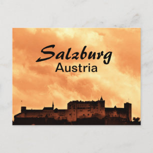 Carte Postale Château de Salzbourg en Autriche Festung Hohensalz